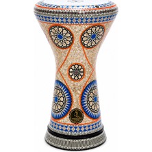 Yankı GEF-SD01 Gawharet El Fan Profesyonel Darbuka Sedef Işlemeli Mısır Modeli Solo Sahne Darbukası