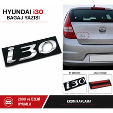 İTHAL Hyundai I30 Bagaj Yazısı Krom Arka Bagaj Amblemi 2008 ve Üzeri Uyumlu