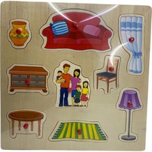 Elit Ahşap Puzzle Evimiz 30*30