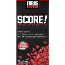 Force Factor Score! Premium Libido Enhancer L-Citrulline , Tribulus , Black Maca , L-Theanine 76 Capsules