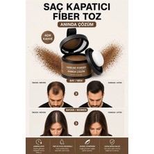Hb Skin Care Yeni Nesil Saç Dolgunlaştırıcı Koyu Sarı Boya Pudra | Seyrek Sakal Saçlar Için Saç Fiberi | Saç ve Beyaz Kapatıcı Suda Çıkmaz Boya