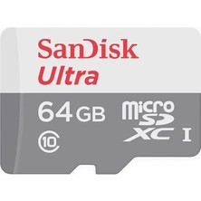 Ultra SDSQUNR-064G-GN3MN Class 10 Uhs-I 64 GB Micro Sd Kart