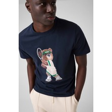 Guess Berry Erkek Aktif Regular Fit T-Shirt