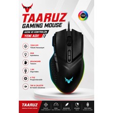 vooka Taaruz Kablolu Rgb Gaming Mouse | 7200 Dpı | 500Hz | 6 Fonksiyon Tuşlu | 1.5 M Örgü Kablo | Ergonomik Oyuncu Mouse