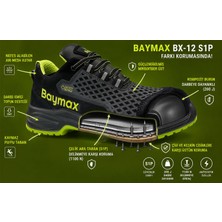 Baymax Bx-12 (S1P Çelik Burun+Çelşk Taban) Iş Güvenlik Ayakkabısı