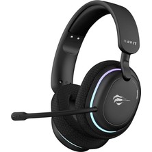Gamenote Fuxi-H7 Rgb Kablosuz Gaming Oyuncu Kulaklığı - Siyah