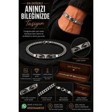 Steel Art Kuyumculuk Kişiye Özel Göz Resim Baskılı Paslanmaz Çelik Bileklik Sevgiliye Hediye