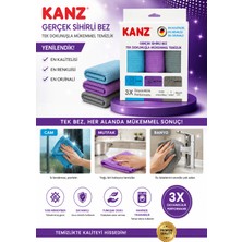 Kanz Alman Mikrofiber Temizlik Bezi 3'lü Paket 40X60CM