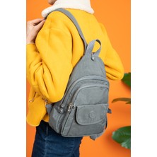 Nemo Bags  Gri Body Bag Özel Fermuarlı, Göğüs Askılı, Tek Kol, Çift Kol Sırt Çantası