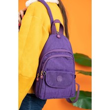 Nemo Bags Mor Body Bag Özel Fermuarlı, Göğüs Askılı, Tek Kol, Çift Kol Sırt Çantası