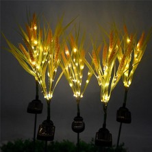 Gaman 2 Parça Güneş Enerjili Dekoratif Buğday Başak LED Bahçe Lambası Enerji Tasarruflu