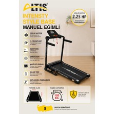 Altis Intensty Style Base Manuel Eğimli Koşu Bandı 2.25 Hp Motor Gücü ile Hız Özellikleri 0-10 km/s