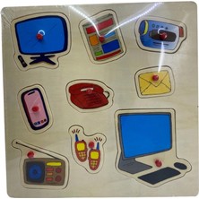Elit Ahşap Puzzle Iletişim Araçları