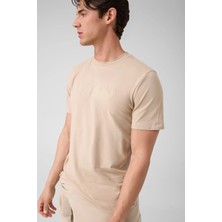 Guess Prat Erkek Aktif Regular Fit T-Shirt