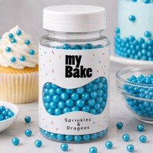 My Bake 4 mm Mavi Draje Şeker – Pasta ve Tatlı Süsleme Şekeri