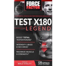 Force Factor, Test X180 Legend Test Booster Ginseng , Cordyceps , Tribulus 120 Caps