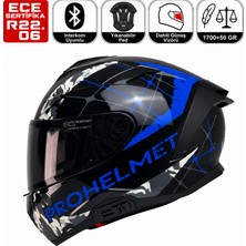 MTS X340 Soly Motosiklet Kaskı Spoiler Mod Güneş Vizörlü Full Face Kask