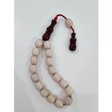 Zeyzun Usta Imzalı Bilek Boy Efe Maskot Sıkma Kehribar Tespih 13,5 x 13 mm Fıçı Kesim