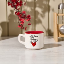 Palto Tasarım Eksik Olma Çünkü Varlığın Çok Güzel Sloganlı Venüs Kupa - Renkli - 195 ml