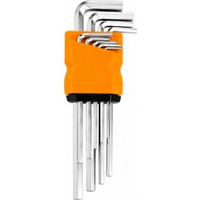 Erçelik Düz Alyan Takımı 9 Parça 180 mm Alyan Seti 1.5-10 mm