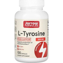 Jarrow Formulas L-Tyrosine Brain Support 500 Mg 100 Caps