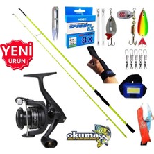 Okuma Revenger RV-4000A 270CM 5-55GR Karbon High Tech Spin Olta Takımı Seti