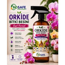 BioSAFE Orkide Bitki Besini Spreyi 500 ml | Kullanıma Hazır