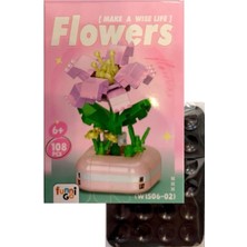 Funnigo Orijinal Çiçek LEGO Flowers+Telefon Tutucu Set-7