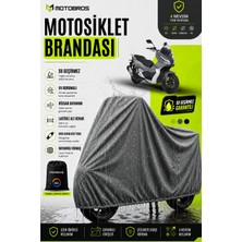 Motobros Rks Freccia Uyumlu Motosiklet Brandası (En Kalın) Kumaş Ömürlük Kullanım (Tokalı)