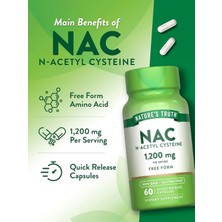 Nature's Truth Nac Acetyl Cysteine 1200MG 60 Caps