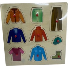 Elit Ahşap Puzzle Kıyafetler