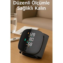 Hace Bazaar Koldan Ölçer Dijital Tansiyon Aleti Geniş Ekranlı Hafızalı Nabız Ölçüm Cihazı