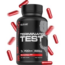 Killer Labz Kıller Labz Termınator Test Tribulus , Longjack Tongkat Alı 100:1 90 Servıngs
