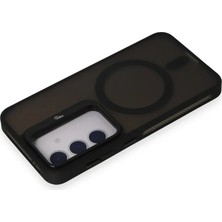 EstoreBox Joko Samsung Galaxy S24 Flet Lens Magsafe Kapak - Siyah