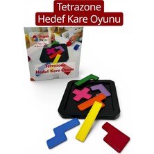 Üçgen Toys Eğitici TETRAZONE-HEDEF KARE OYUNU+ Zekâ Blokları +3Yaş+Montessori Oyuncak+Renkleri Birleştirilebilir+Yapı Seti