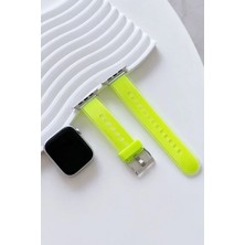 EstoreBox Movenchy Watch 38MM Jelly Silikon Kordon - Yeşil