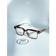 Moonmee Noley Blue Block - Unisex Güneş Gözlüğü Leopar UV400 Korumalı