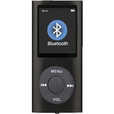 Tastech 5007MP Metal Mp3 Player Renli Ekranlı Fm Radyolu Bluetoth Lu Hafıza Kartı Girişli Müzik Çalar Siyah
