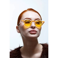 Moonmee Klose - Unisex Güneş Gözlüğü Turuncu UV400 Korumalı