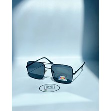 Moonmee Star Polarize - Unisex Güneş Gözlüğü Siyah UV400 Korumalı
