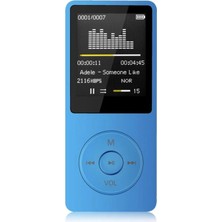 Tastech 1049MP 8gb Hafıza Kartı Hediyeli Ekranlı Mp3 Çalar Dahili Hoparlör Fm Radyo Bluetooth Müzik Çalar Lacivert