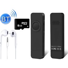 Tastech  5014MP Şarjlı Mp3 Çalar Bluetooth Lu Müzik Player Mini Mp3 Stick Hafıza Kartı Girişli 8gb Tf Kart Hediyeli Siyah