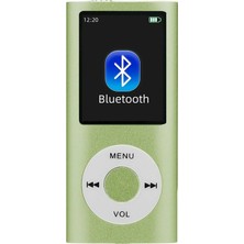 Tastech 5007MP Metal Mp3 Player Renli Ekranlı Fm Radyolu Bluetoth Lu Hafıza Kartı Girişli Müzik Çalar Yeşil