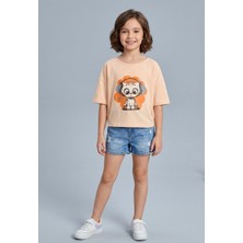Ugly Duck Kedi T-Shirt - Bej