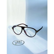 Moonmee Tober Blue Bllock - Unisex Güneş Gözlüğü Koyu Kahve UV400 Korumalı