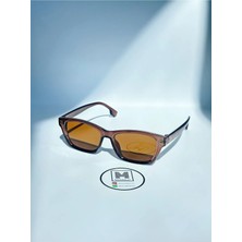 Moonmee Olmo - Unisex Güneş Gözlüğü Kahve UV400 Korumalı