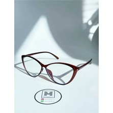 Moonmee Floza Blue Block - Unisex Güneş Gözlüğü Kahve UV400 Korumalı