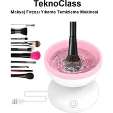 Premini USB Şarjlı Pratik Makyaj Fırça Temizleme Otomatik Yıkama Cihazı