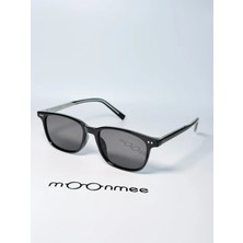 Moonmee Sazıs Premıum Unisex Dikdörtgen Siyah Güneş Gözlüğü