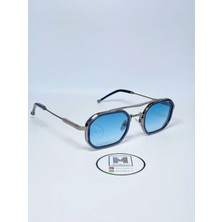 Moonmee Klok Premıum - Unisex Güneş Gözlüğü Mavi UV400 Korumalı